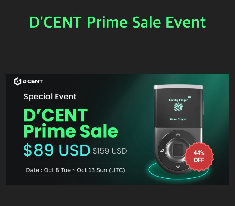 D‘CENT Prime Sale