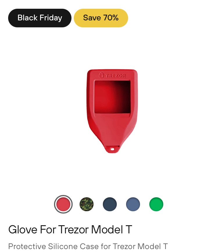 Trezor Zubehör Black Friday Sale 2024