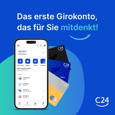 Test und Erfahrungen: Das Girokonto der C24&nbsp;Bank