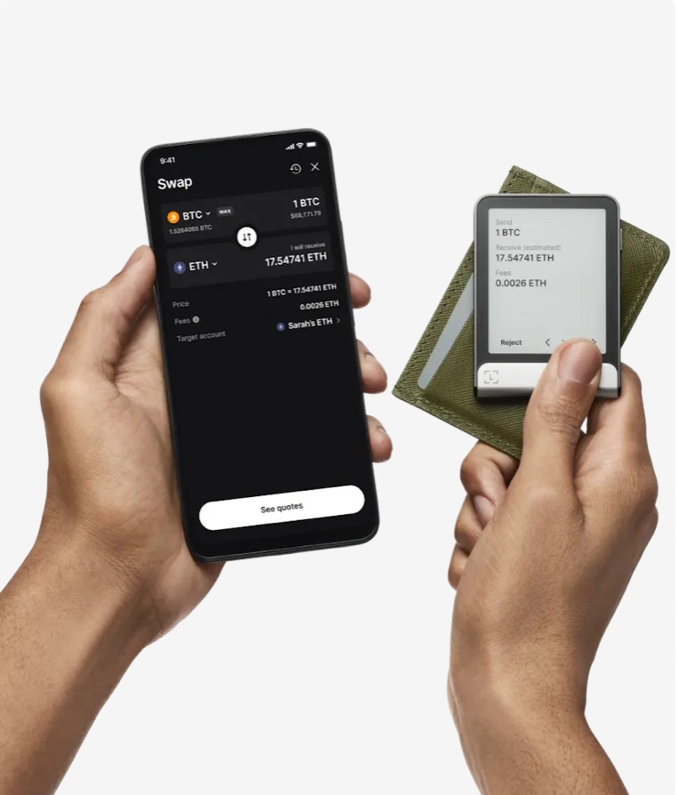 Ledger Flex und Ledger Live