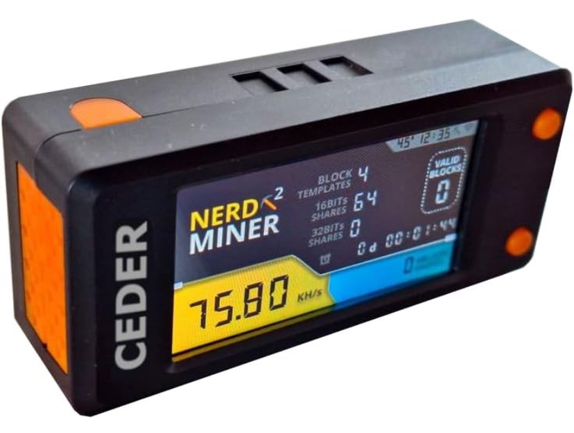 NerdMiner V2 Pro Mining Bitcoin BTC 79KH/S