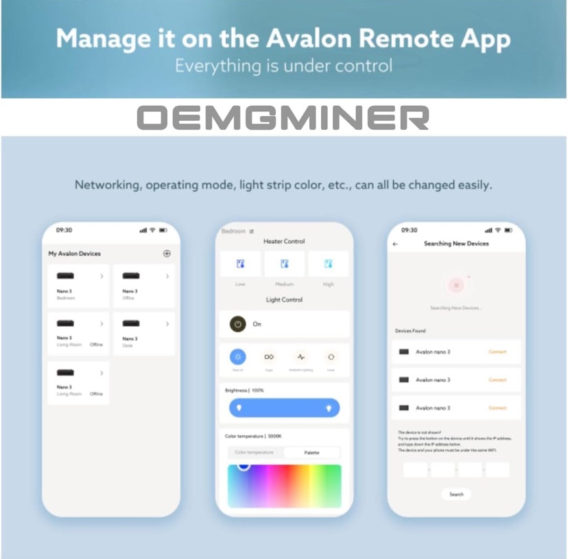 Canaan Avalon Nano 3 App