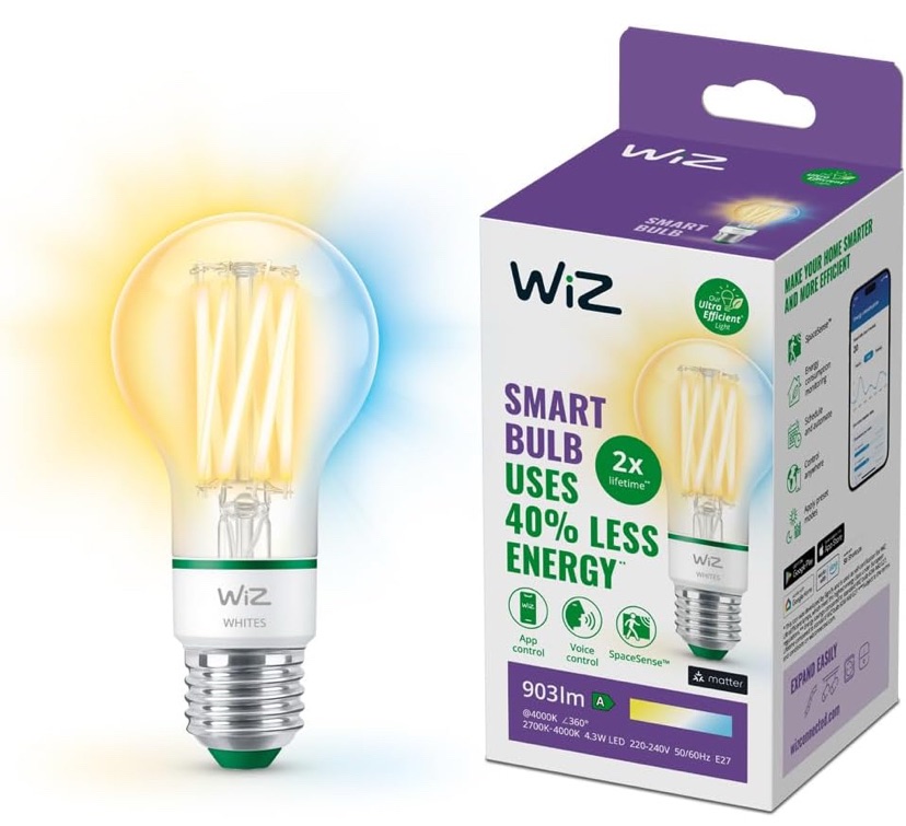 WiZ ultra effiziente smarte LED Lampe Energieeffizienzklasse A