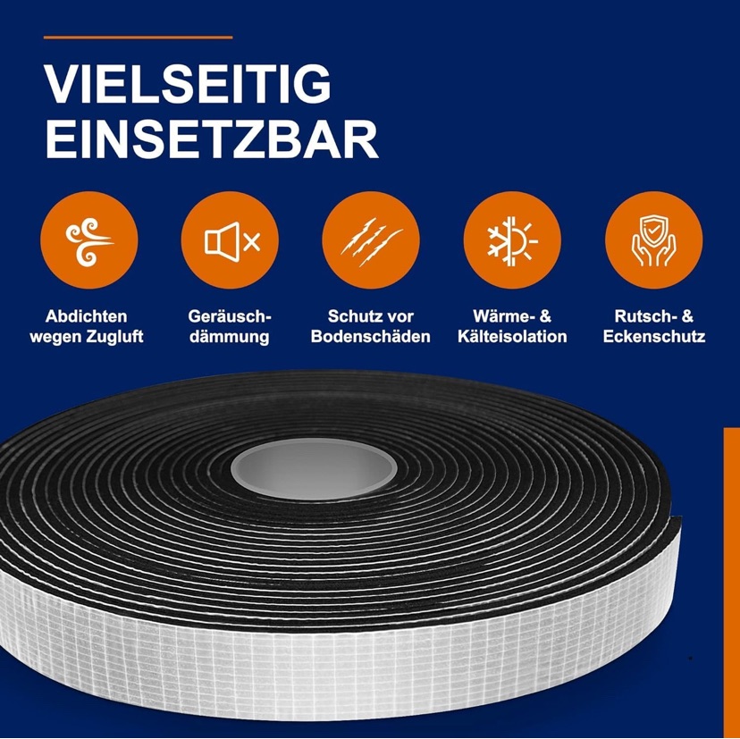 Wulkow Dichtungsband Türen und Fenster Energie sparen