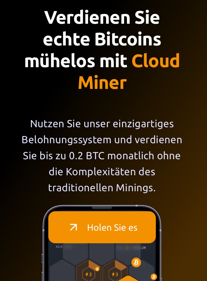 YouHodler Bitcoin Cloud Miner