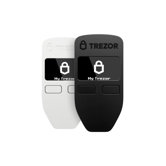 Trezor Model One in schwarz oder weiß