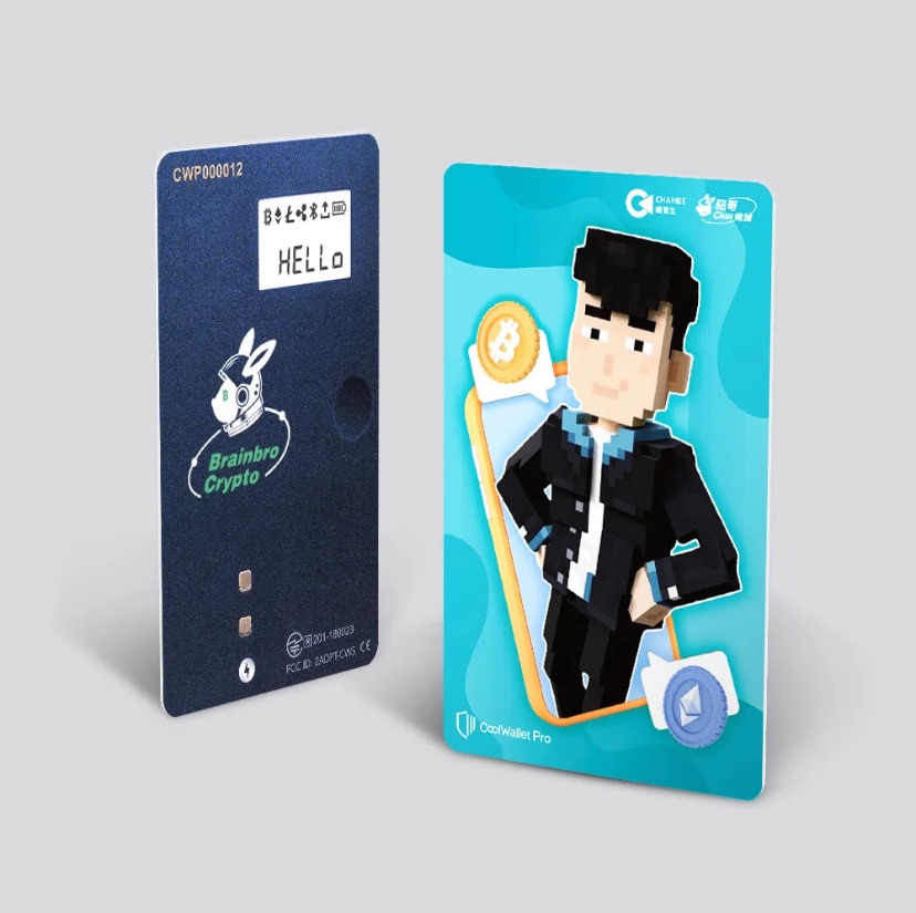 CoolWallet Pro biometrische Krypto Wallet