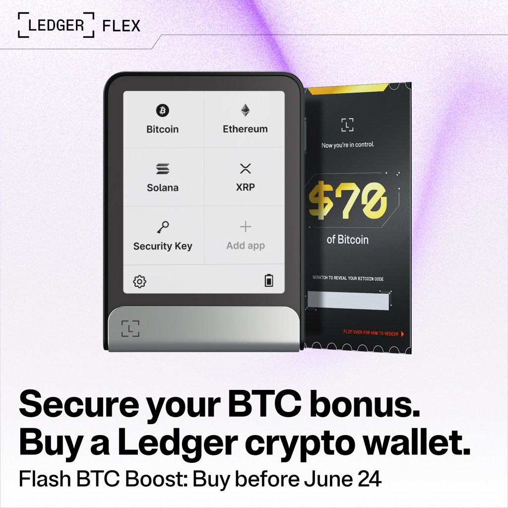 Ledger Flex Bitcoin Voucher Gutschein