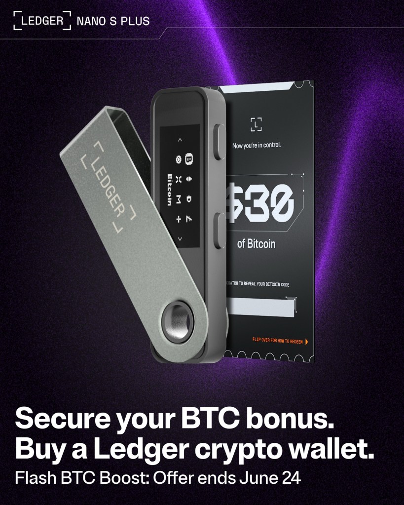 Ledger Nano S Plus Bitcoin Voucher Gutschein