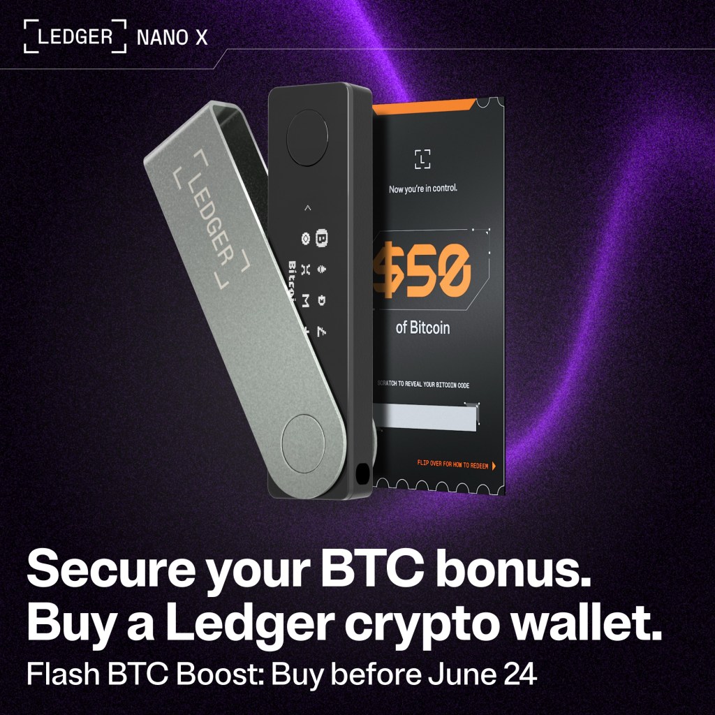 Ledger Nano X Bitcoin Voucher Gutschein