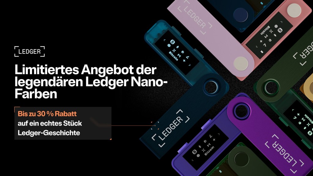 Ledger Nano 30 Prozent Flash Sale