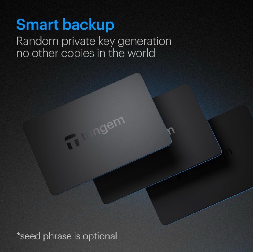 Tangem Wallet smartes Backup