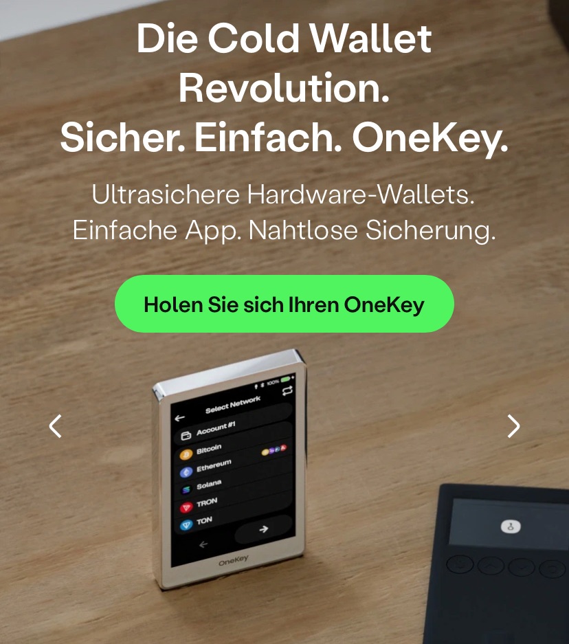 OneKey Cold Wallet Revolution