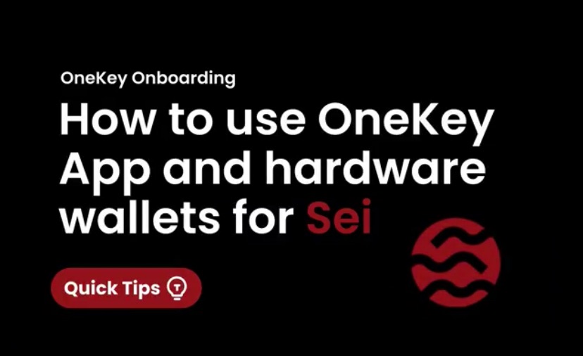 OneKey Wallet nun mit vollständiger Unterstützung des&nbsp;SEI-Netzwerks