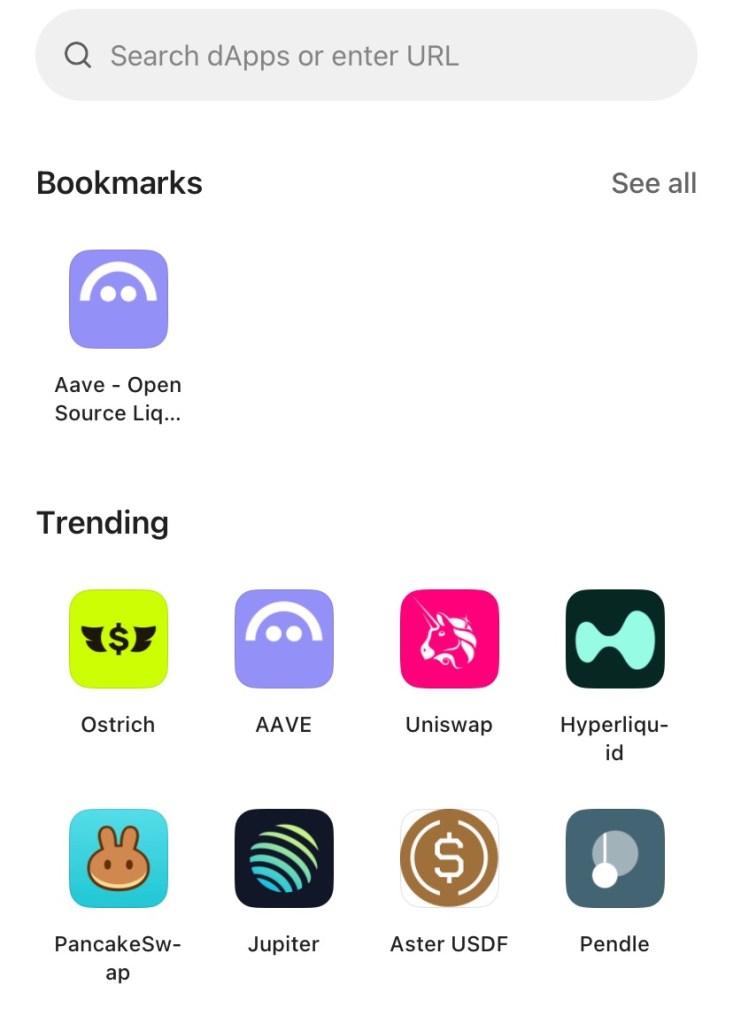 USDC Liquidity Mining mit Aave und OneKey