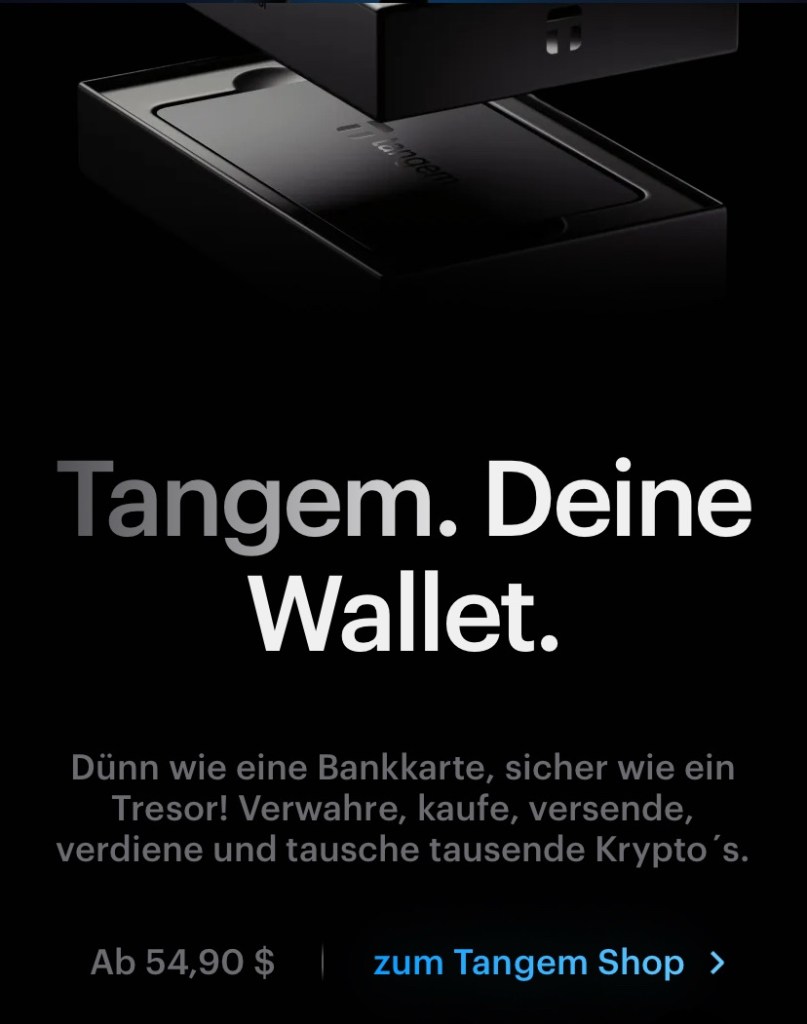 Tangem beste Hardware Wallet November 2025
