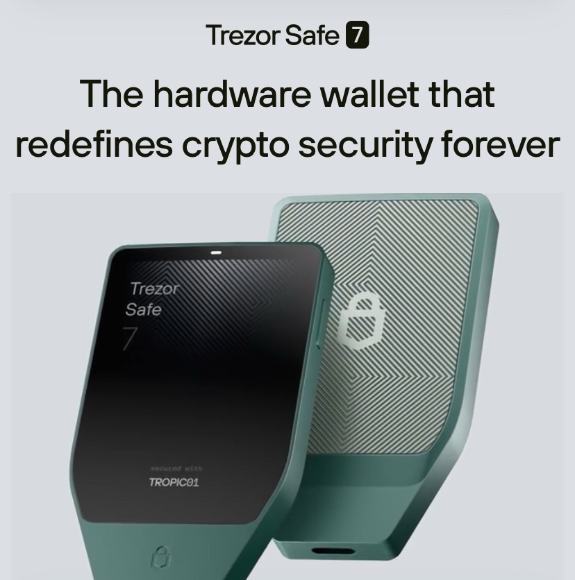 Trezor Safe 7 beste Wallet