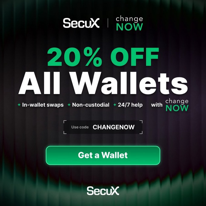 SecuX integriert direkte Swaps via ChangeNOW in Hardware-Wallets