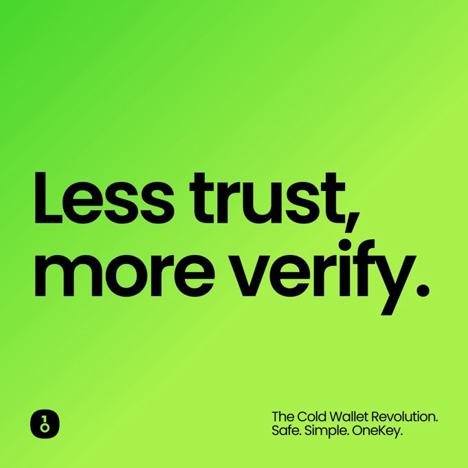 OneKey vertrauenswürdige Hardware Wallet