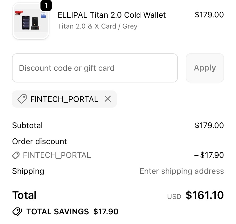 Ellipal Black Friday 2025 plus 10% Promo Code