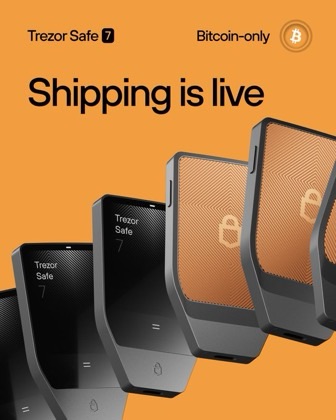 Trezor Safe 7 Bitcoin only Shipping
