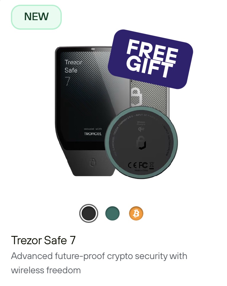 Trezor Safe 7 Black Friday 2025