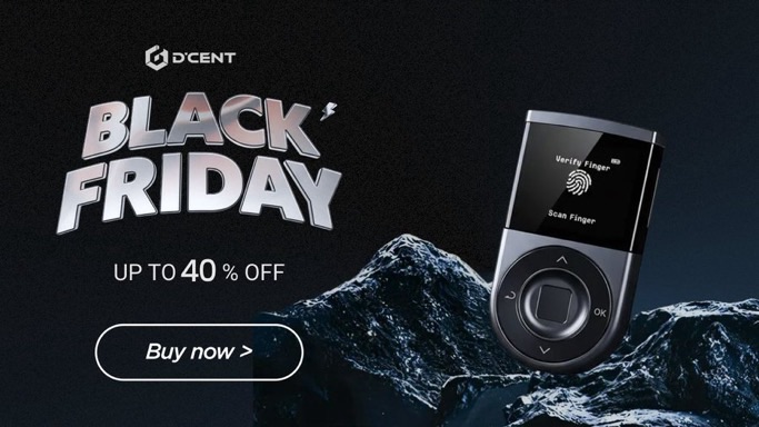 D’CENT Wallet Black Friday 2025 – 40%&nbsp;sparen