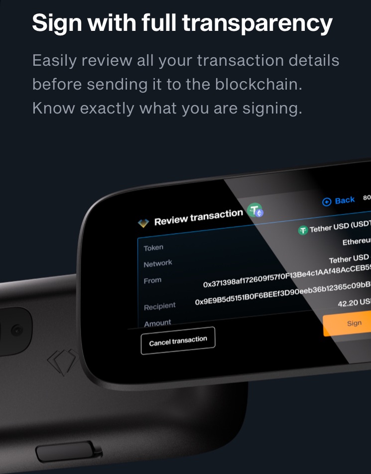 NGRAVE Zero Test 2026 Clear Signing