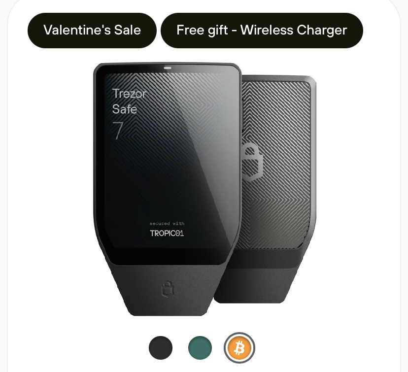 Die besten Bitcoin Wallets 2026 - Trezor Safe 7 Bitcoin only