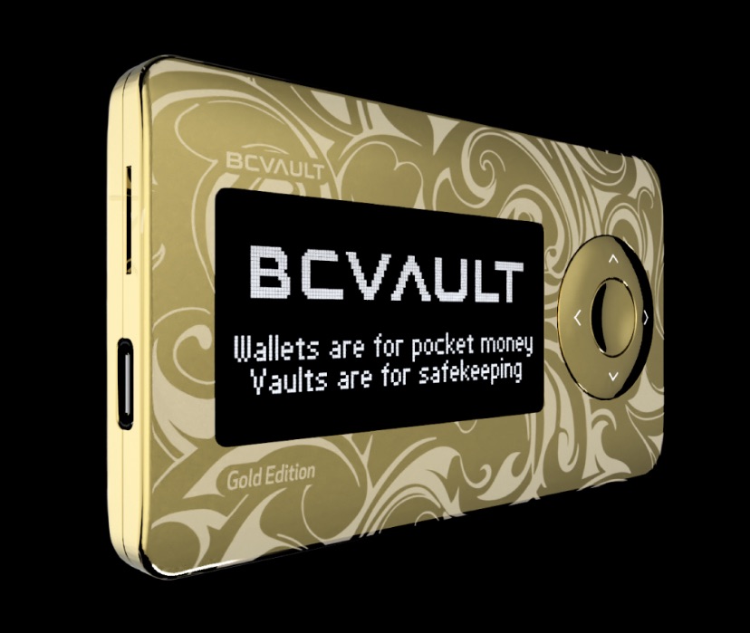 BC Vault Bitcoin Wallet Gold Edition