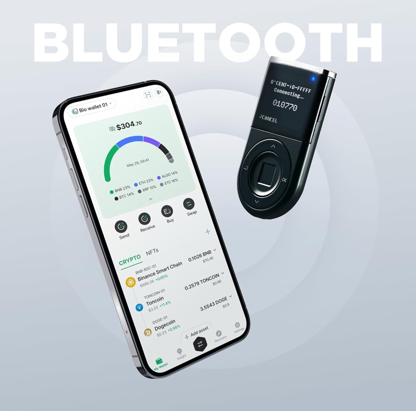 D'CENT Wallet Bluetooth