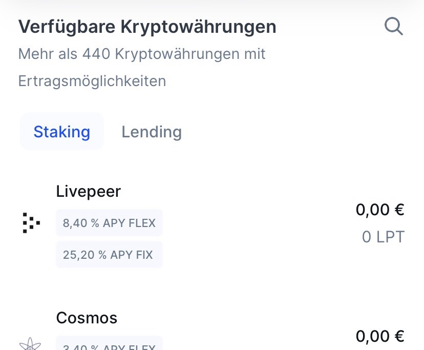 Bitvavo Test Staking