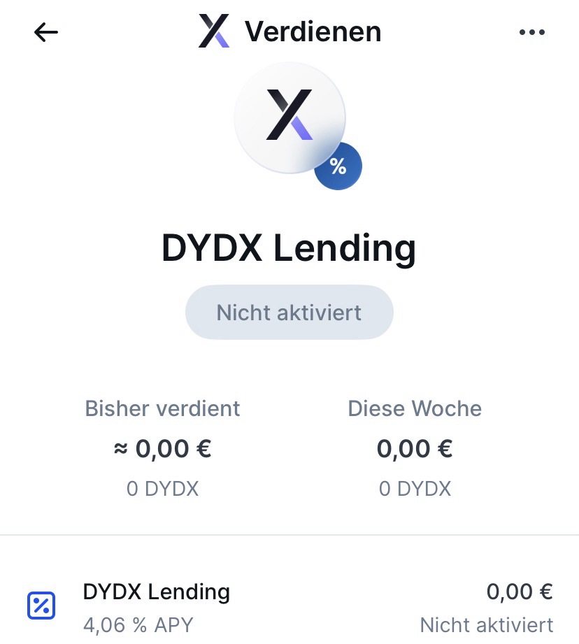 Bitvavo Test Lending