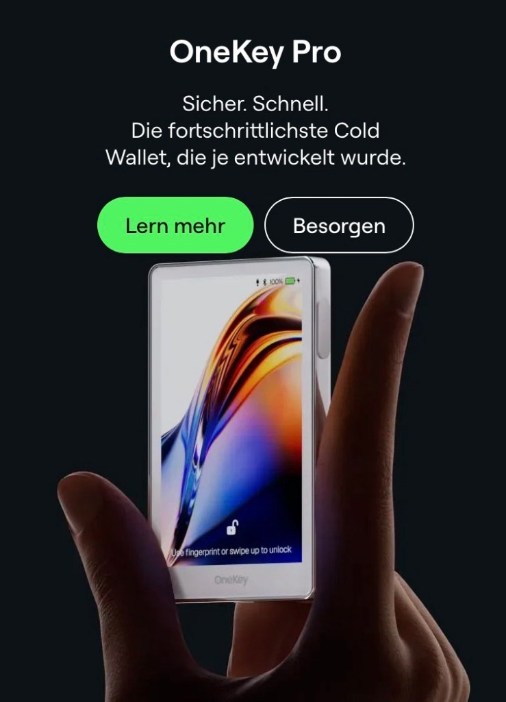 OneKey Pro Premium Hardware Wallet