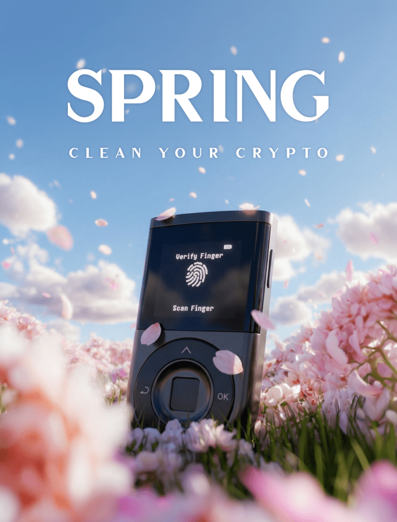 D’CENT Biometric Wallet für nur 99$ bei Spring Clean Your Crypto&nbsp;Sale