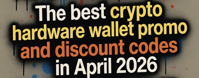 The best crypto hardware wallet promo and discount codes in April&nbsp;2026