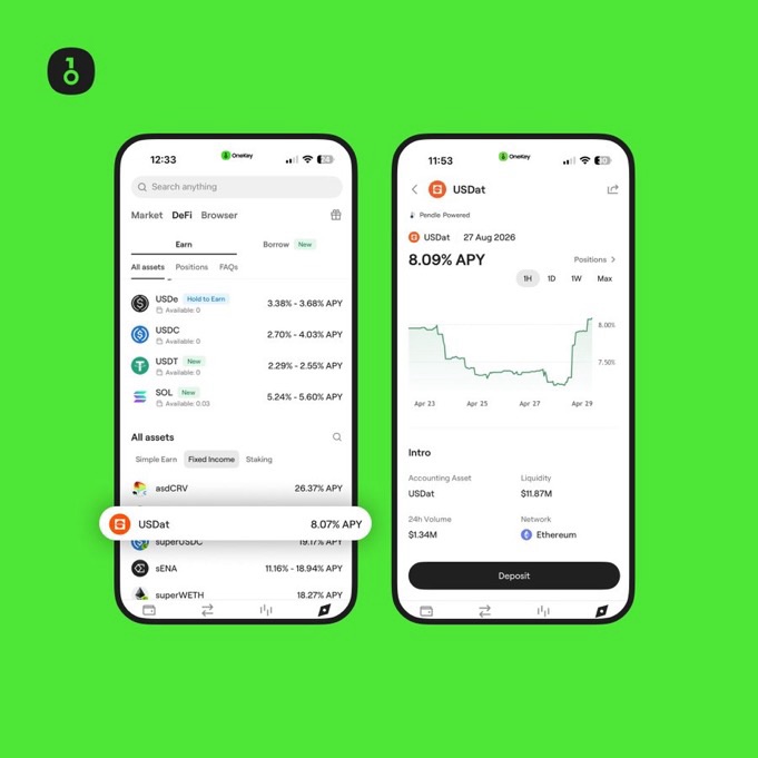 DeFi Fixed Income mit OneKey und Pendle&nbsp;PT