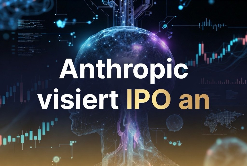 Anthropic bereitet Börsengang vor: KI-Star mit fast einer Billion Dollar Bewertung peilt IPO im Herbst 2026&nbsp;an
