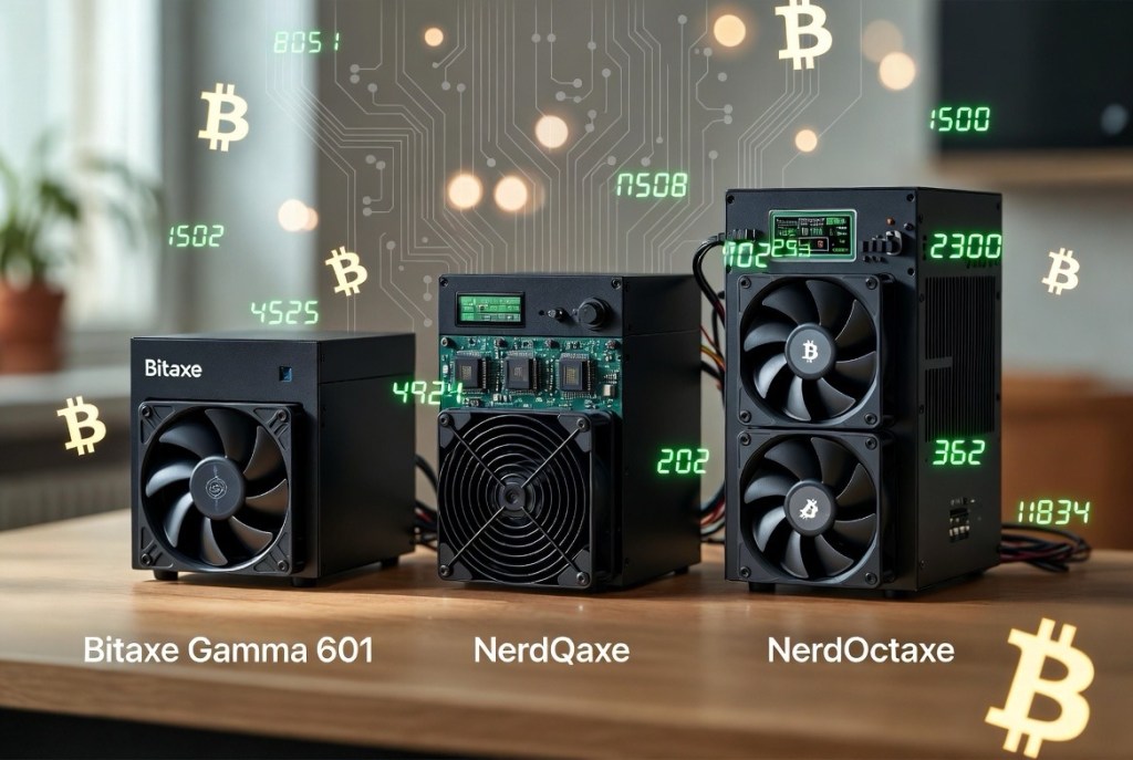 Bitcoin Home Miner Comparison: Bitaxe Gamma 601, NerdQaxe, and NerdOctaxe – Which One Is Right for&nbsp;You?