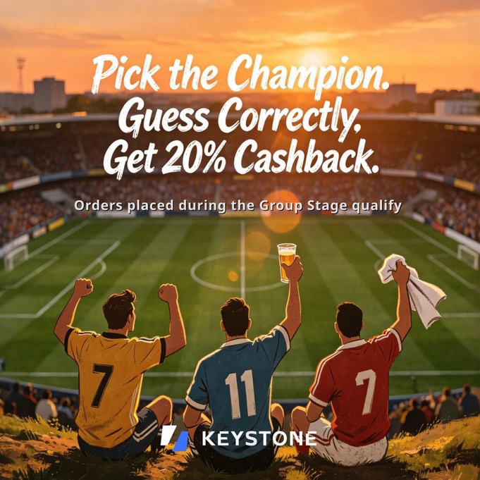 Keystone Launches Thrilling 20% Cashback Promotion for the 2026 FIFA World&nbsp;Cup