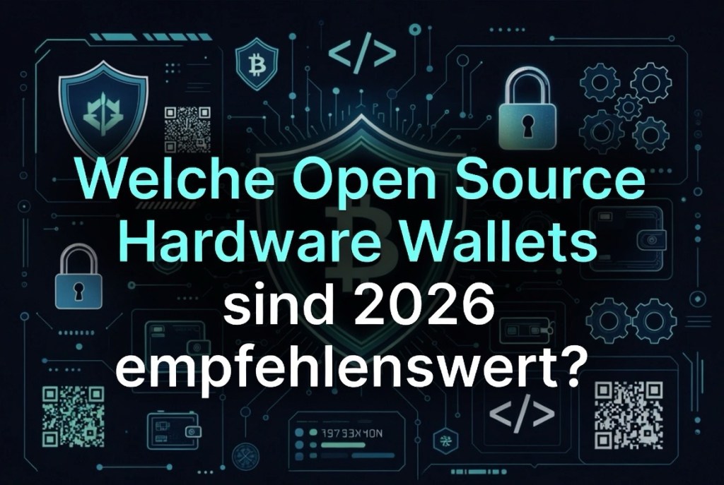 Welche Open Source Hardware Wallets sind 2026&nbsp;empfehlenswert?