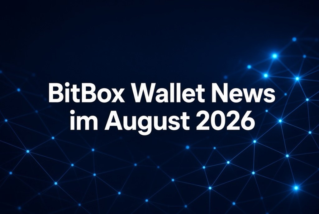 BitBox Wallet News im August&nbsp;2026