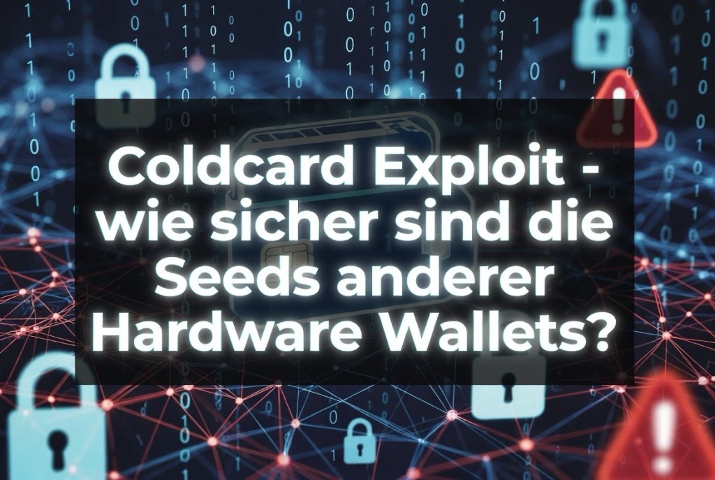 Coldcard Exploit – wie sicher sind die Seeds anderer Hardware&nbsp;Wallets?