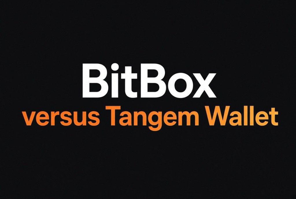 BitBox versus Tangem – Wallet&nbsp;Vergleich